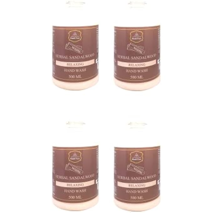 PURE HERBAL SANDALWOOD HANDWASH - PACK OF 4 PCS (2000ML)